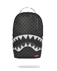 REVERSE MODE - PURPLE VELOUR TO BLACK CHECK BACKPACK